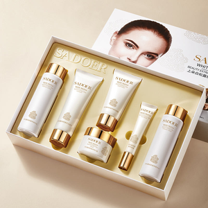 Kit <span class=keywords><strong>Facial</strong></span> Herbal Natural de Trufa Blanca de Marca Privada Sadoer, Más Vendido, Hidratante, Reafirmante, Iluminador, Set de Cuidado de la <span class=keywords><strong>Piel</strong></span> - Product Image 1