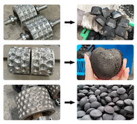 Presse à billes automatique pour poudre de charbon avec moteur et moteur électrique pour la formation et le pressage de poudre de coke, état neuf, prix bas