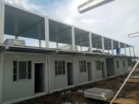 Pas cher paquet plat 3 pièces maison conteneur sur l'eau haus maison conteneur 20 pieds contena maison conteneur