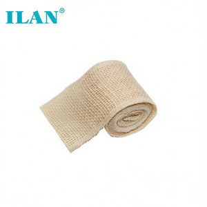 ริบบิ้นผ้าลินิน ILAN ขนาด 6 ซม. x 2 ม. สีครีม สำหรับงานประดิษฐ์และตกแต่ง - Product Image 2