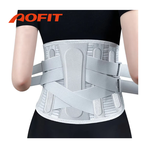 Aofit Fascia <span class=keywords><strong>di</strong></span> Supporto Lombare Traspirante per Uomo, per Sport, Lavoro e Uso Medico, Fascia per Lombalgia e Sostegno Lombare - Product Image 1