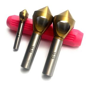 2025 4 cái dụng cụ vát hình nón Kim Loại chế biến gỗ mũi khoan Bộ mũi khoan - Product Image 3