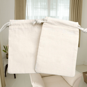 ถุงผ้ามัสลินออร์แกนิคขนาดเล็ก 8*10 ซม. พิมพ์โลโก้ <span class=keywords><strong>Luda</strong></span> ตามสั่ง สำหรับเก็บเครื่องประดับ พร้อมเชือกผูก ใช้ซ้ำได้ - Product Image 4