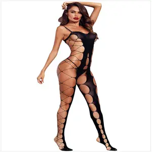 Lingerie érotique pour femmes collants Sexy vêtements exotiques érotiques Lenceria Mujer Transparent grande taille bas résille collants