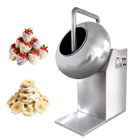 Machine à enrober les cacahuètes, cuve d'enrobage au chocolat, cuve d'enrobage aux noisettes pour la fabrication de snacks