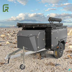 Remorque pliable de camping de base en plein air bon marché avec fonction Pop-Up Remorque tout-terrain en aluminium pour camping-car - Product Image 3