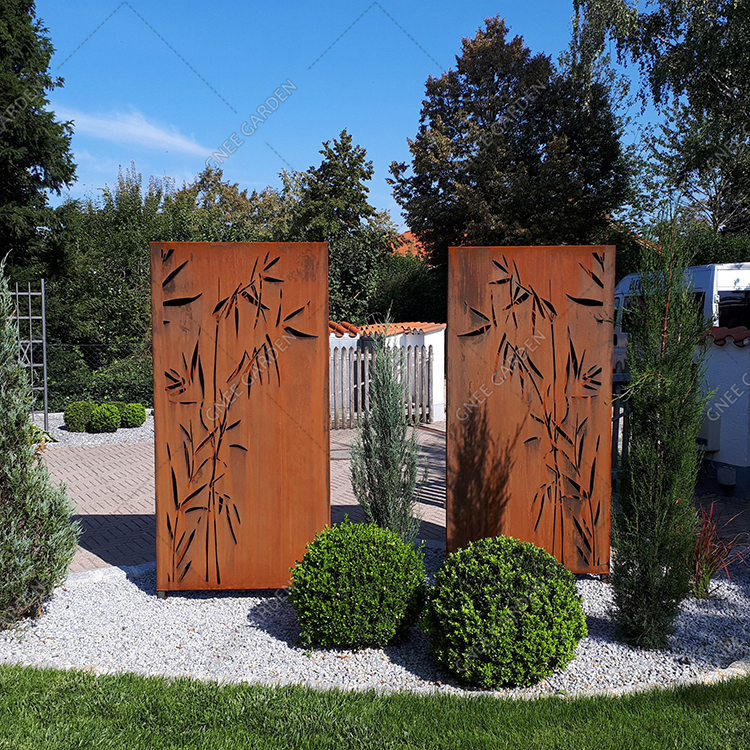Corten Screen Panel