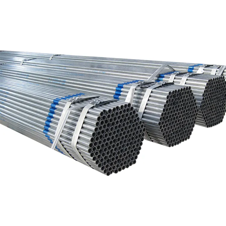 En iyi satış Q235/2 inç/BS1387/ERW/galvanizli/ASTM/yuvarlak boru sıcak daldırma galvanizli çelik borular ve tüpler