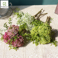 Plantes artificielles succulentes en plastique, branches de fraises artificielles, toucher réaliste pour Bouquet de mariage, décoration de Table, salon, offre spéciale,