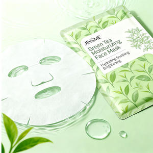 Mascarilla Facial de 120g con Té Verde, Revitalizante para la Piel, Antioxidante Orgánico, Centella Asiática, Aloe, Ácido Hialurónico, Niacinamida, Cuidado de la Piel - Product Image 3