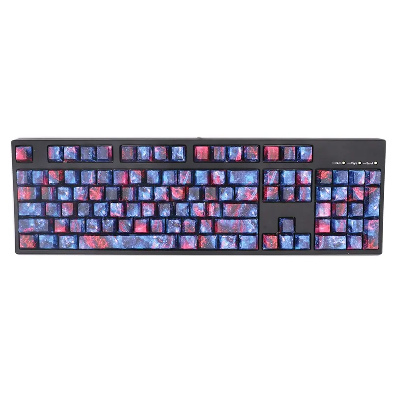 Personalizzato Nebulosa/Streaming Tema di Trasferimento Dell'acqua Luce Trasmissivo Meccanico Tastiera Keycap 61/87/104/108 Tasti