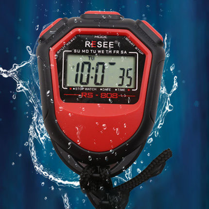 Digital Stopwatch Timer Waterproof Sports Stopwatch for Running, Swimming, Fitness & Student Competitions
