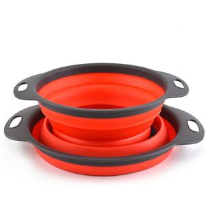 <b>Plastic</b> Folding Drain <b>Basket</b> Steamer for Vegetables and Fruits Wash Bowl Storage <b>Baskets</b> - Product Image 4