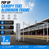 Tente publicitaire personnalisée, imprimée numériquement, imperméable, ignifuge, en tissu Oxford, avec structure en aluminium, pour événements promotionnels, marque Desent