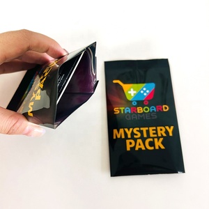 Wholesale Custom Design Printed Foil Glossy Laminated Back <strong>Sealed</strong> Sachet Heat <strong>Seal</strong> Cartoon Mylar <strong>Bags</strong> for Game Cards Packaging - Product Image 1