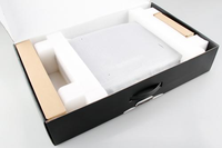 Dossiers rigides en carton ondulé cinq couches personnalisés en usine, emballage portable pour ordinateurs portables et appareils électroniques, en matériaux recyclés avec poignée en mousse