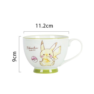 <strong>Pokemoned</strong> Pikachus Ceramic Breakfast <strong>Mug</strong> Cute Cartoon Coffee Cup Large Handle Household Water Cup - Product Image 6
