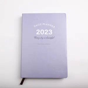 Impresión personalizada 2024 Tapa dura A5 papel en espiral cuaderno de notas diario Agenda diario semanal mensual organizador planificador cuaderno