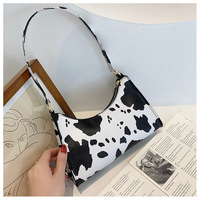 Ins Stijlvolle Animal Print Pu Lederen Onderarm Hand Tassen Koe Afdrukken Dames Portemonnee Mode Vrouwen Handtassen