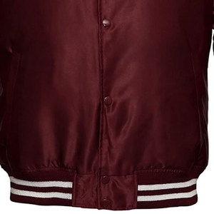 Chaquetas Varsity de Lona para Hombre, Diseño Personalizado de Alta Calidad, Invierno, Patrón Sólido, Secado Rápido, Transpirables, Reversibles, Venta al Por Mayor - Product Image 3