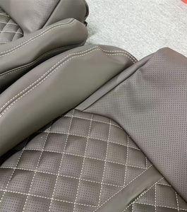 Funda de Asiento de Coche de Cuero Nappa Verde Oscuro Personalizada para <span class=keywords><strong>Audi</strong></span> A6L - Product Image 6
