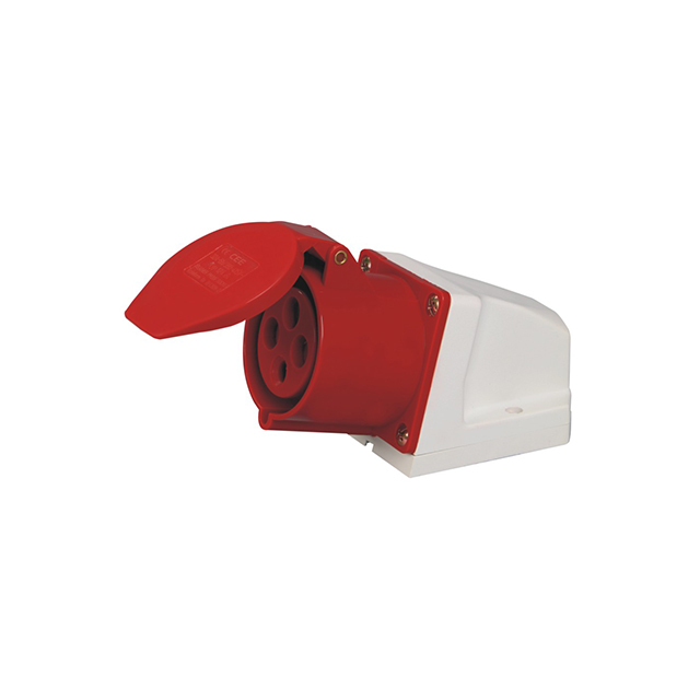 CEE 3 Phase 380V Industrial Wall Socket IP44 3P+E 32A 4pin Plug and Socket