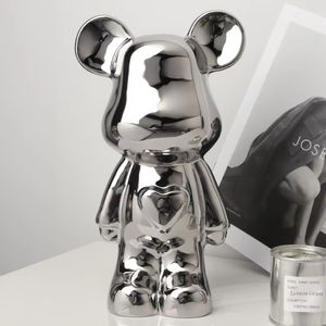 Behanmei luce di lusso 3D resina orso ornamenti cartone animato per <span class=keywords><strong>amore</strong></span> orso bambola ornamenti morbidi per soggiorno TV armadietto del vino armadietto - Product Image 2