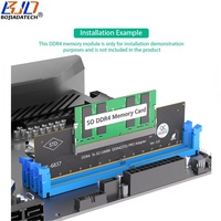2026 Slot Memori Ram SO-DIMM DDR4 Laptop Baru ke Kartu Konverter Adaptor Antarmuka DIMM Desktop Ver3.0