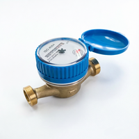 OEM/ODM Support Brass Mechanical Single Jet Hot/Cold Water Flow Meter with Pulse Output
