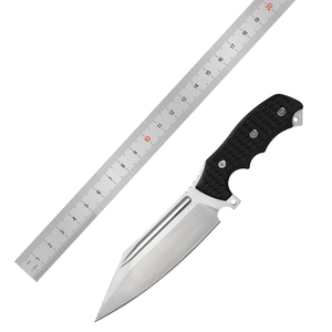 มีดพกพา Cold Edge ใบมีดสแตนเลสทรง Drop Point ด้ามจับ G10 สำหรับตั้งแคมป์และเอาตัวรอด พร้อมปลอกมีด - Product Image 6