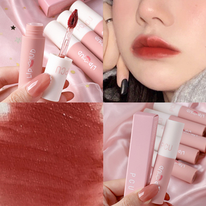 Rouge à Lèvres Maquillage Haute Qualité Teinté <span class=keywords><strong>Rose</strong></span> Mousse à Lèvres Naturelle Longue Tenue <span class=keywords><strong>Pailleté</strong></span> Mat Velouté Brillant à Lèvres Mignon - Product Image 5