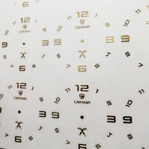 <span class=keywords><strong>Adesivi</strong></span> Metallici Personalizzati con Logo in Nichel Elettroformato 3D per Quadranti di Orologi - Product Image 1