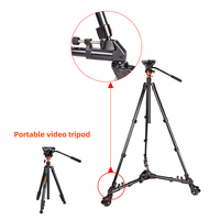 Zomei — trépied mural pliable en aluminium, Base avec 3 roues, support de trépied universel pour caméra vidéo Dolly, vente en gros