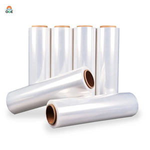 Transparent 300m Length x 50cm Width LLDPE Stretch Film Pallet <b>Wrap</b> Soft Hardness Moisture Proof Casting Processed - Product Image 2