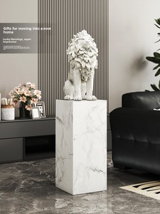 Ornamento da Pavimento in Resina a Forma di Leone, Design Minimalista Moderno, Decorazione per <span class=keywords><strong>Soggiorno</strong></span>, <span class=keywords><strong>Regalo</strong></span> di Inaugurazione Casa o Negozio - Product Image 5