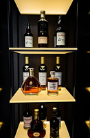 Meuble de rangement à vin design moderne pour salon, cave à vin, mobilier de maison