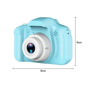 Горячая Распродажа детская перезаряжаемая цифровая мини-камера HD 2,0 дюйма мультяшная Милая Детская уличная Водонепроницаемая фотокамера
