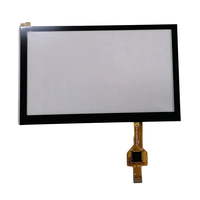 Panel Táctil Capacitivo de Vidrio de 6.95 Pulgadas, 10 Puntos, USB, Personalizado, MOQ Bajo, Directo de Fábrica ODM OEM