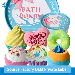 Bombes de bain OEM/ODM personnalisées de haute qualité, véganes, biologiques, au sel de soda, style mignon, colorées, lavables, forme variée, durée de conservation de 3 ans, coffret cadeau - Product Image 2