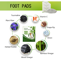Japon Nouveau produit 2024 Populaire Detox Foot Patch Tendance Top Vente Pied Désintoxication Patch Soins de Santé Pieds Pads