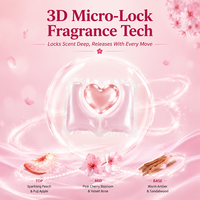 Capsules de lessive parfumées BloomWell Luxury 3-en-1, nettoyage en profondeur 8X, adoucissant pour tissus, parfum longue durée, 45 paquets