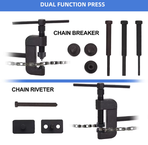Juego completo de herramientas para <span class=keywords><strong>cadena</strong></span> de motocicleta 2026ZP: Rompecadenas, <span class=keywords><strong>remachador</strong></span> y <span class=keywords><strong>cortador</strong></span> para reparación de transmisiones de motos - Product Image 5