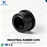 XINHUA Bouchon, passe-fils et couvercle en caoutchouc souple personnalisé en Silicone, NBR, EPDM, FKM, multicolore, personnalisable Pantone, moulage OEM, découpe, RoHS, CE