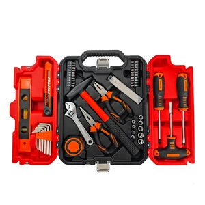 Kit d'outils personnalisé de 57 pièces en acier au carbone : clés, tournevis, pinces, ensemble de quincaillerie pour usage domestique et bricolage - Ningbo, Zhejiang - Product Image 1