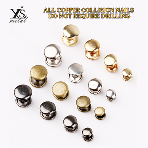 चमड़े के परिधान हैंडबैग के लिए थोक तांबे का एकल दोहरा प्रभाव - Product Image 2