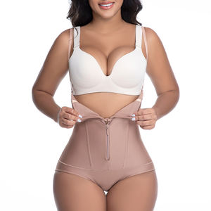Wholesale Sculpt Breathable Eco-Friendly Shapewear Shorts High Waist Cincher Brief <b>Tummy</b> Tucker Medium <b>Control</b> Shapewear Panties - Product Image 1