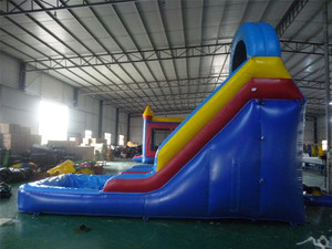 Casa hinchable inflable para interiores Blue Children's Love con tobogán de agua Castillo combinado húmedo/seco para parques de atracciones y jardines - Product Image 2
