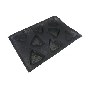 Khuôn Bánh Hamburger Bằng Silicon, Khuôn Bánh Mì Silicon 8 Lỗ Khuôn Bánh Đục Lỗ Tấm Nướng Bánh Không Dính Khuôn Bánh Mì - Product Image 1