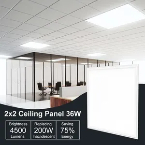 Etl painéis planos ip20, 2x4 60w, 2x2 1200x300, economia de energia, 2x2, 45w, escritório, luzes de teto led, 1 ''x 4'