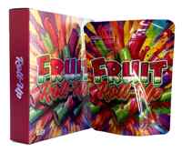 En stock impression numérique 3.5g holographique refermable Mylar sacs avec boîte ensemble pour Biscotti Cookie bonbons emballage